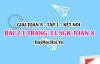 Bài 2.1 SGK Toán 8 tập 1 Kết nối tri thức